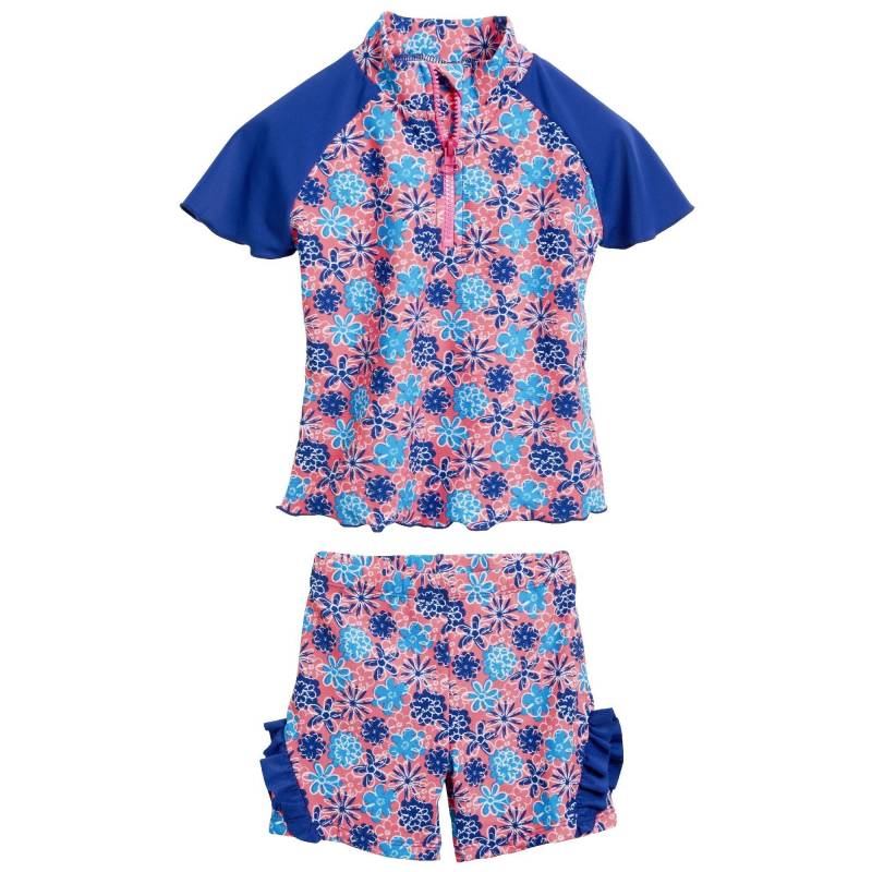 Playshoes Combinaison Anti Uv Bebe Flowers Blue