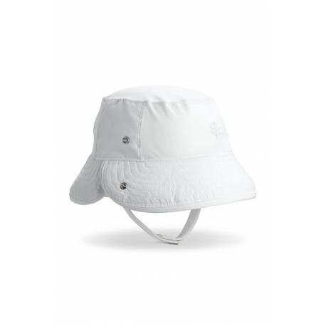 Chapeau De Soleil Anti Uv Pour Bebe Blanc Coolibar