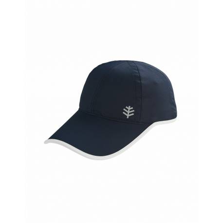 Casquette sport anti UV pour enfant - Lenny - Marine / Blanc