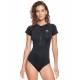 Maillot de bain anti-UV pour femme - Manches courtes - Essentials - True Black